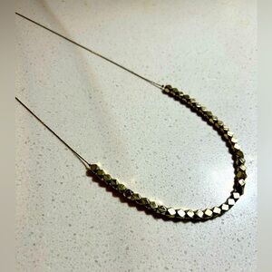 Gold Beaded Necklace
